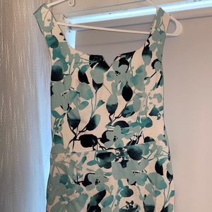 Size 8 The Limited blue floral dress